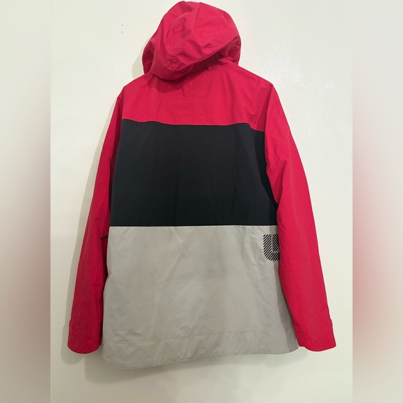 Burton Dryride Ski Jacket Mens Large Full Zip Pockets Hooded - Picture 2 of 6